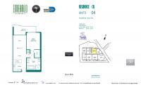 Unit TS104 floor plan